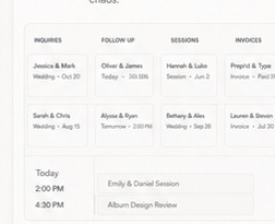 Full studio CRM