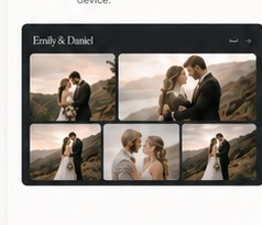 Stunning gallery delivery